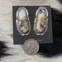 White Buffalo mega color earrings