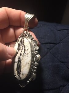 The Adventure" white Buffalo pendant