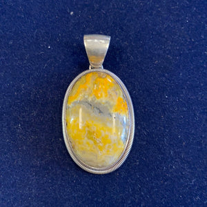 The Bubble Bee Jasper pendant