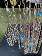 Heavy Sterling Silver link chain necklaces