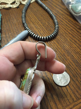 Vintage Nevada Turquoise large Hook pendant
