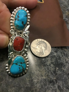 "The Duo" red and blue