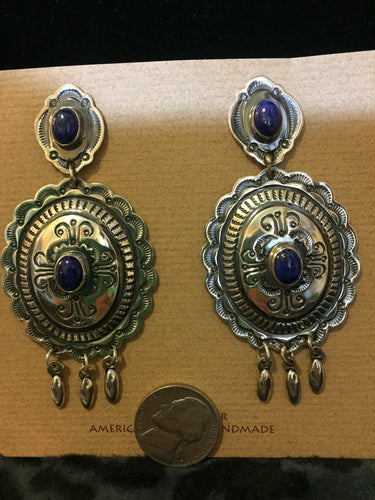 Concho dangles lapis