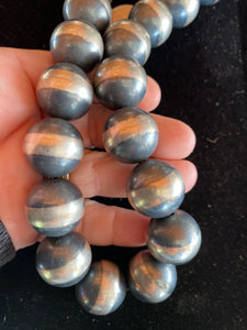 20 mm 24 inch Navajo Pearls necklace