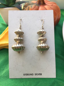 "The Pillow" bead earrings