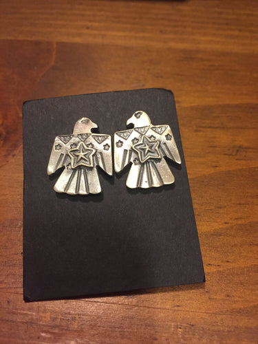 Sterling Silver Thunderbird earrings