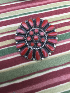 "The Red Corral pin/ pendant/
