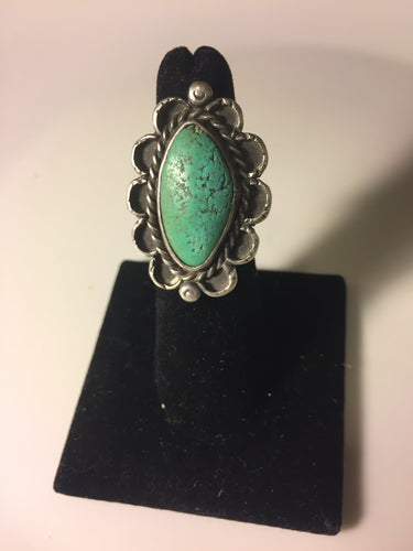 Vintage green Turquoise ring
