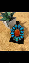 Turquoise and Spiny Oyster BIG ring
