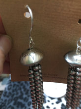 The Navajo Pearl Strands earrings